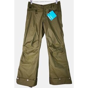 NEW Columbia‎ Omni-Tech Stand up Waterproof Snow Ski Pants green Women's Size S